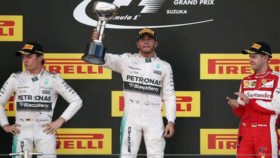 Japonya'da Zirve Hamilton'un!