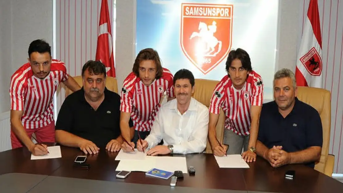 Samsunspor'da 3 imza.