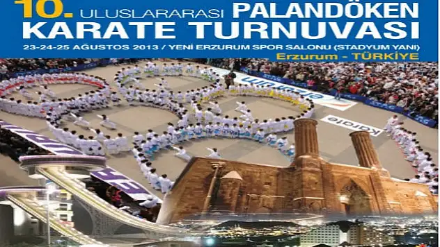 Erzurum'da Karate Turnuvası Başladı!